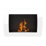 Ocean - Cheminée Bioéthanol Murale en Blanc – Image 4