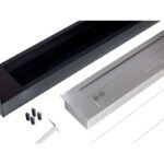 Cheminée bio encastrable double face de 60 cm - Noir – Image 2