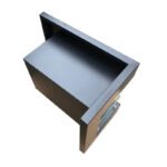 Cheminée d'angle moderne 50 cm - Gauche – Image 2