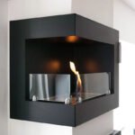Cheminée d'angle moderne 50 cm - Gauche – Image 4
