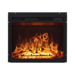 Cheminée électrique encastrable LED - 89 cm