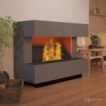 Cheminée à vapeur d’eau Kant – Gris