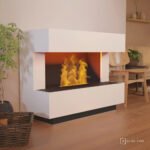 Cheminée à vapeur d’eau Kant – Blanc