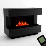 Cheminée à vapeur d’eau Kant – Noir – Image 2