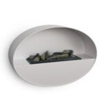 Kjos - Blanc - Cheminée Murale à Vapeur d'Eau – Image 2