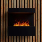 Late - Noir - Cheminée Murale à Vapeur d'Eau – Image 6