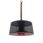 Chauffage terrasse suspendu Moderna Artix 2000W Noir – Image 7