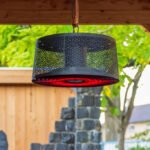 Chauffage terrasse suspendu Moderna Artix 2000W Noir