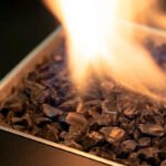 Belle cheminée à gaz d'extérieur – Image 2