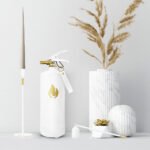 Extincteur Blanc 2 kg - Logo Doré – Image 6