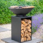 Brasero Onyx Ø60 avec grill et rangement pour bois – Image 8