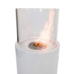 Cheminée Bioéthanol d'Extérieur Blanche – Image 7
