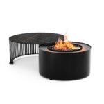 Table pivotante avec cheminée à gaz intégrée. – Image 3
