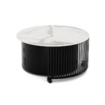 Table pivotante avec cheminée à gaz intégrée. – Image 2