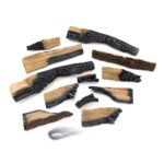 Kit de décoration pour cheminée bio Planika Stone