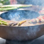 Brasero Onyx Ø60 avec grill et rangement pour bois – Image 6