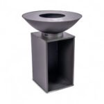 Brasero Onyx Ø80 avec grill et rangement pour bois – Image 16
