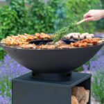Brasero Onyx Ø80 avec grill et rangement pour bois – Image 15