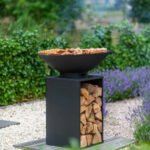 Brasero Onyx Ø80 avec grill et rangement pour bois – Image 13