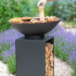 Brasero Onyx Ø80 avec grill et rangement pour bois – Image 10