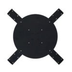 Plateau roulant avec roues pour cheminées bioéthanol – Ø 45 cm – Image 2