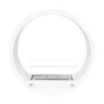 Cheminée Bioéthanol Ronde Encastrable Blanche – Image 2