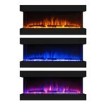 Feroza 137 cm - Cheminée électrique murale – Image 4