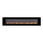 Azurite 213 cm - Cheminée électrique murale