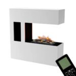 Cheminée à vapeur d'eau Schiller Pocket - Blanche – Image 2