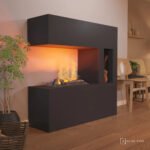 Cheminée à vapeur d’eau Schiller Pocket – Noir