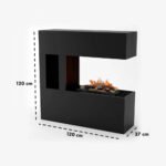 Cheminée à vapeur d’eau Schiller Pocket – Noir – Image 4