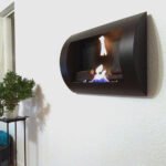 Ocean - Cheminée Bioéthanol Murale en Noir – Image 17