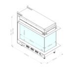 e-MatriX Mood 800-500 RD - Cheminée à vapeur d'eau – Image 2