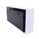 Cheminée Bioéthanol Murale Blanche de 90 cm – Image 3