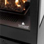 Marino Original - Cheminée Gaz Noir Mat – Image 2