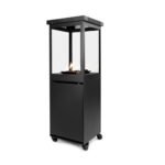 Marino Original - Cheminée Gaz Noir Mat