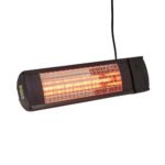 Chauffe terrasse Heat1 Eco High-line 1500W noir