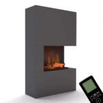 Cheminée hybride Tucholsky angle gauche – Gris – Image 3