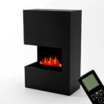 Cheminée hybride Tucholsky angle droit – Noir – Image 2