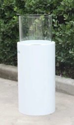 Cheminée Bioéthanol d'Extérieur Blanche – Image 8