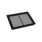 Grille de ventilation noire - 25 x 20,5 cm - 210 cm²