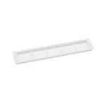 Grille de ventilation blanche - 50 x 10 cm - 214 cmÂ²