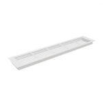 Grille de ventilation blanche - 50 x 10 cm - 214 cmÂ² – Image 4
