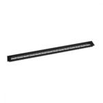 Grille de Ventilation Noire 80x6,5 cm - 210cm²