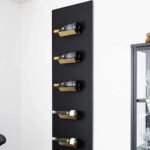 Casier à vin pour 6 bouteilles sur panneau acoustique – Image 2