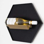 Casier à vin pour 1 bouteille sur panneau acoustique