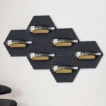 Casier à vin pour 1 bouteille sur panneau acoustique – Image 2