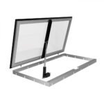 Cave à vin avec porte vitrée motorisée – Noir (640x1000 mm) – Image 4